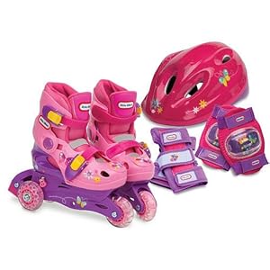 Little Tikes 2-in-1 Training Skates Combo Set - Girls