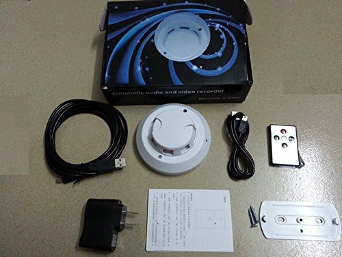 720p Smoke Detector Hidden Wireless Alarm Night Vision SPY Camera Dv DVR Recorder Motion Detection with Ir Function Build-in 8gb Card