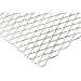 Carbon Steel Expanded Metal Flat Sheet, 1/2" LWD Diamond Openings, 65% Open Area