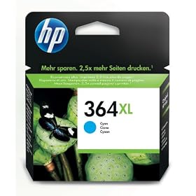 HP Original 364XL Cyan Ink Cartridge (High Capacity)