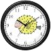 Blow or Puffer Pufferfish or Porcupine Fish Animal Wall Clock by WatchBuddy Timepieces (Slate Blue Frame)