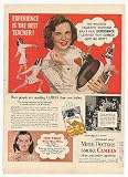 1947 Fencer Elaine Decker Photo Camel Cigarette Print Ad (22782)