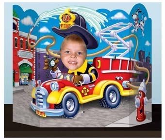 Beistle 57991 Fire Truck Photo Prop, 3-Feet 1 by 25-Inch by The Beistle Company