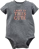 カーターズ Carter's ボディスーツ 半袖 綿100% I Woke Up This Cute Bodysuit 3M (55-61cm)