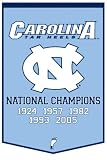 North Carolina Tar Heels Dynasty Banner
