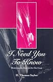 I Need You to Know: Words from the Heart for the One I Love