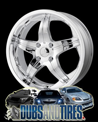 MPW MP107 Chrome - 17 x 7 Inch Wheel