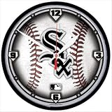 MLB 12.75" Round Clock - Chicago White Sox
