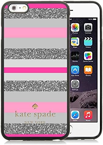 Most Popular Custom iPhone 6plus Case Kate Spade New York Silicone TPU Phone Case For iPhone 6plus 5.5 Cover Case 164 Black