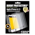Horny Protectors Anti-Fingerabdruck Schutzfolie f�r Apple 4/4S (4x Vorderseite, 2x R�ckseite Displayschutzfolie)