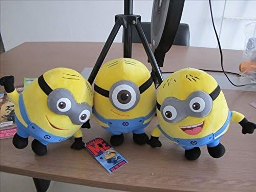 Despicable Me 3pcs Set Minions 9 Inch Deluxe Plush Figure Doll Toy - Jorge, Dave & Stuart
