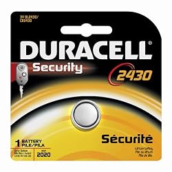 Duracell DL2016BPK Watch / Electronic / Keyless Entry Battery, 3.0 Volt Lithium