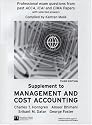 Management and Cost Accounting Professional Question Supplement, Third Edition, Professional exam questions from past ACCA, ICAI and CIMA Papers with selected answers