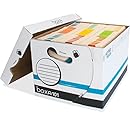 Boxa 101 Letter/Legal File Storage Box (6 Pack) Holds 1260 Letter Size Folders Per Pack (4-1H03-0-BB-03)