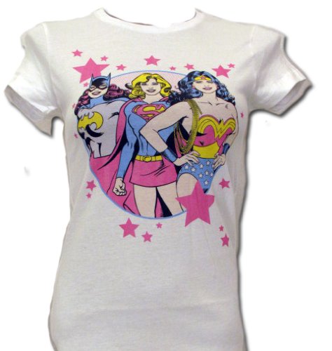  We Are Superior Supergirl Batgirl Wonder Woman Juniors T-shirt