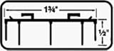 M-D Building Products 82594 Replacement Door Bottom with Vinyl Fins
