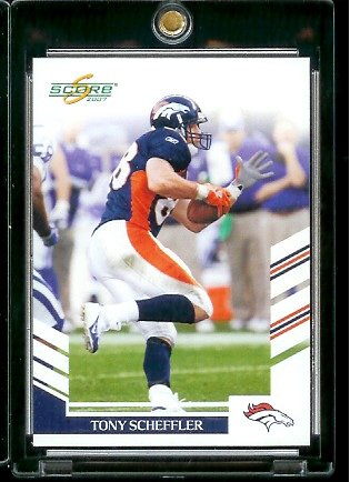 2007 Score # 252 Tony Scheffler - Denver Broncos - NFL Football Card