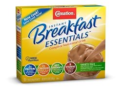 Carnation Instant Breakfast Essentials, Variety Pack, 10 count, 1.26-Ounce Units (Pack of 3)