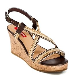 Rocks Wedge Sandals