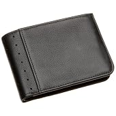 Cross Autocross AC197-1 Men's Money Wallet Collection Bifold Coin Wallet (Black)