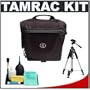 Tamrac 3536 Express 6 Digital SLR Camera Bag (Black) + Tripod + Accessory Kit for Canon Rebel T3, T3i, T1i, T2i, EOS 60D, 5D, 7D, Nikon D3000, D3100, D5000, D5100, D7000, D300s, Olympus Evolt E-5, E-30, E-620 & Sony Alpha A560, A580, A33, A35, A55