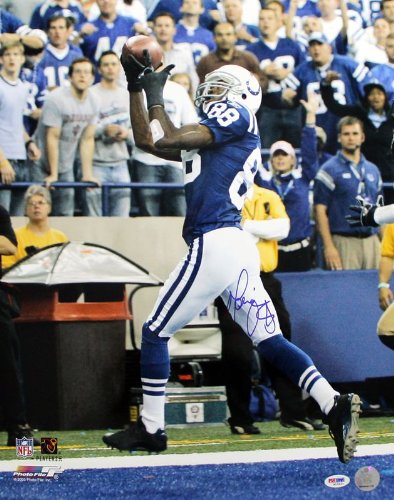 Marvin Harrison Signed Autographed Indianapolis Colts 16x20 Photo PSA