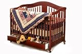 Rochester Stages Crib With Drawer In Cherry Finish By Storkcraft Baby Furniture