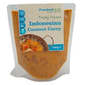 Freedom Fresh Sauces of the World Indonesian Coconut Curry 400 g (Pack of 3)