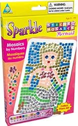 MERMAID SPARKLE Mini Sticky Mosaics by The Orb Factory