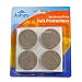 8 Pack Heavy Duty Felt Protectors For Use on Sofas, Chairs, Stools, Tables, etc. 38 mm Diameter