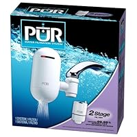 Pur Water FM3333-TREKER 2-Stage Vertical Faucet Mount Water Filter