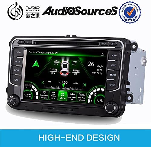 Audiosources 1024*600 Capacitive Screen Car DVD Player Car PC with OBDⅡ CANBUS GPS Navigation MP3 player For Skoda Octavia Superb Yeti Fabia Patrick Roomster 2006-2016