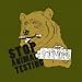 No Star: Animal Testing Funny T-Shirt - Mens Size XL
