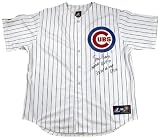 Ernie Banks autographed Chicago Cubs Replica Jersey Inscribed Tristar COA
