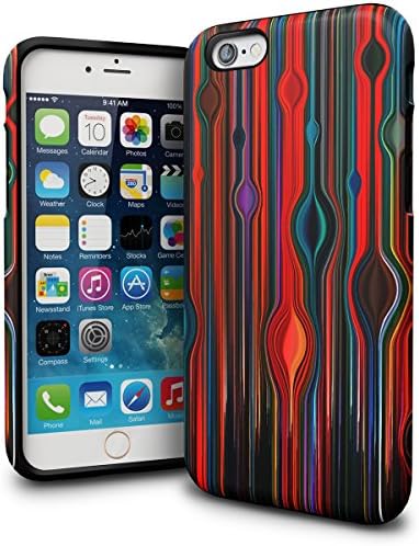 iPhone 6S Case, ZEBEC iPhone 6 Designer Pattern case [Shockproof]-[Dual Layer] Protective Slim Dual Hard Case with Fashion Design Pattern for Apple iPhone 6S &amp; iPhone 6 - Rainbow Eye