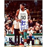 Robert Parish Boston Celtics 8x10 Autographed with HOF 03 Inscription