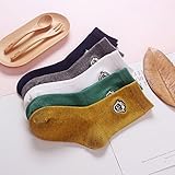 kishiya　赤ちゃん ベビー ソックス　男の子 女の子 かわいい　プレゼント　5足組　カラーはランダムに出荷　 (S)