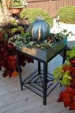 Unique Arts Stainless Steel Square Tabletop Fountain