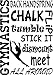 Gymnastics Sports Saying Collage Back Handspring Chalk Flip Tumble Dismount Girl Olympics Wall Decal Sticker Art Mural Home Decor Quote
