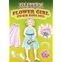 Glitter Flower Girl Sticker Paper Doll (Glitter Sticker Books)