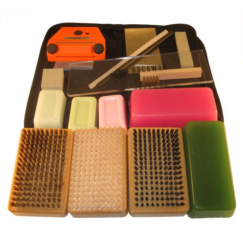 RaceWax Deluxe Snowboard Tuning Kit Wax 3 Brush Kit NicolePintossdee01