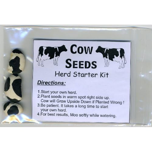 Cow Seeds Herd Starter Kit Grow Your Own Dairy Cow