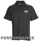 Cutter & Buck Georgia Tech Yellow Jackets Charcoal Championship DryTec Performance Polo