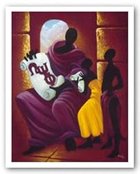 Omega by Willie Nash 24"x19" Art Print Poster African-American
