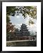 Moat Around Matsumoto Castle, Nagano Prefecture, Kyoto, Japan Places Framed Art Poster Print by Christian Kober, 25x31