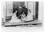 Historic Print (M): Korean women, ironing with round modern sticks. [Korea, 191-]