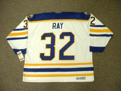 Buy ROB RAY Buffalo Sabres 1992 CCM Vintage Throwback Home Hockey Jersey