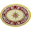 Le Cadeaux Triple Weight Melamine 12 Inch Oval Serving Platter