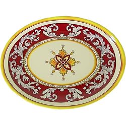 Le Cadeaux Triple Weight Melamine 12 Inch Oval Serving Platter
