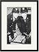 Black Framed/Matted Print 17x23, Women Employed at Savannah Quartermaster